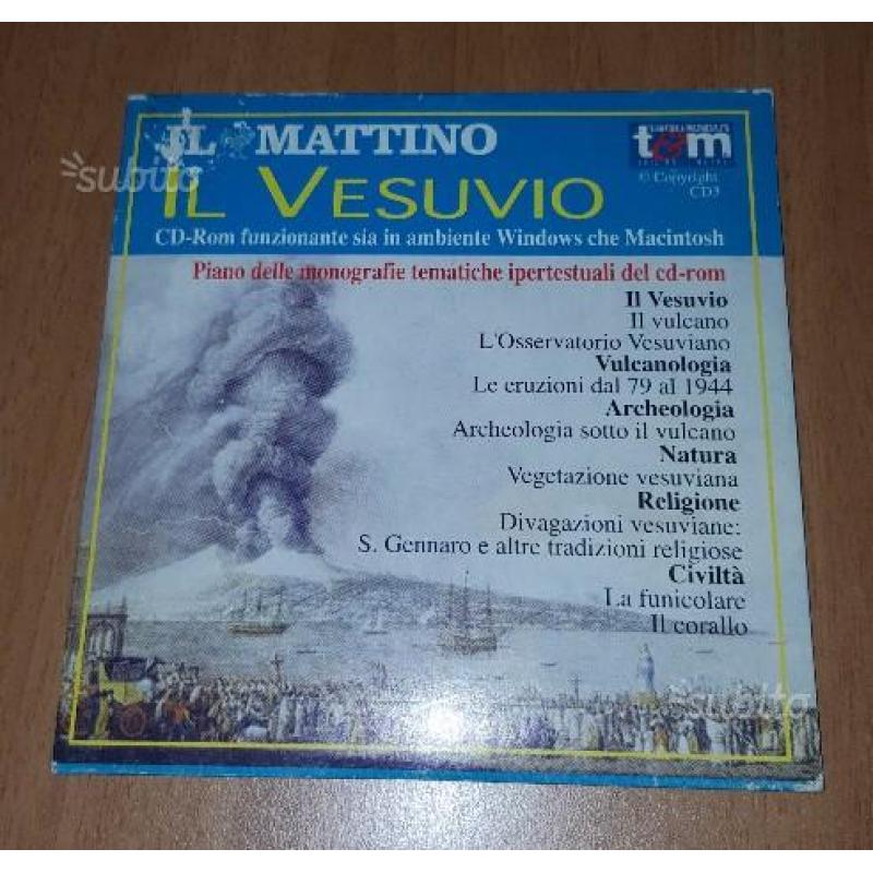 CD-rom Il Vesuvio e l'uomo Il Mattino