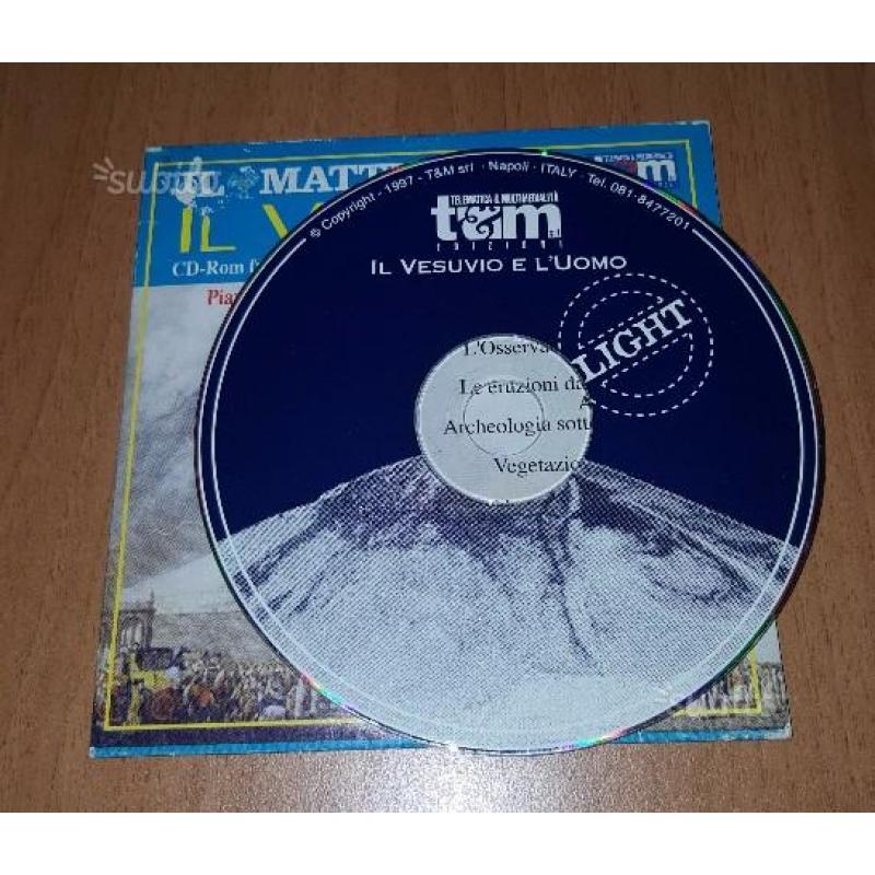 CD-rom Il Vesuvio e l'uomo Il Mattino