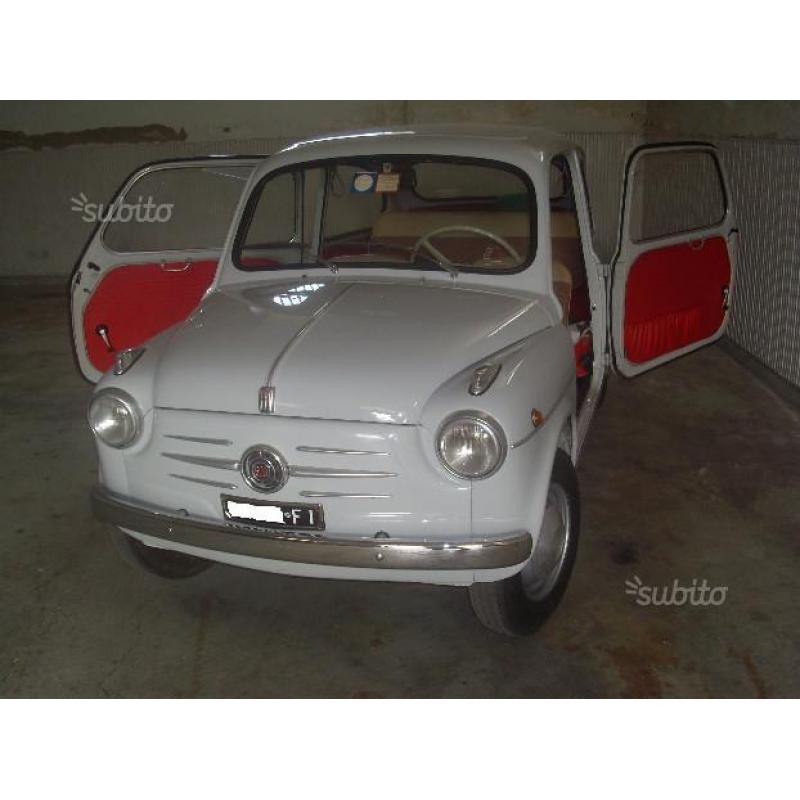 Fiat 600 Del 1959. km 38000